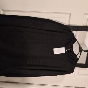 Black Straight Leg Women's Pants